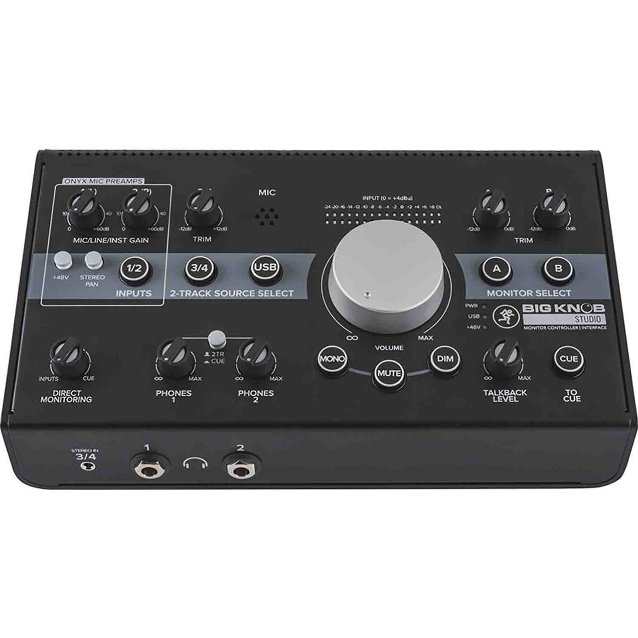 Mackie Big Knob Studio 3x2 Studio Monitor Controller - 192kHz USB I/O