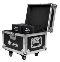 Thumbnail for Colorkey CKU-7702 Cold Spark Machine Bundle 2 Dazzlers with Road Case - Black