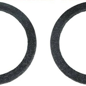 2 10" Gray Carpeted MDF Car Stereo Speaker Woofer Subwoofer Sub Ring Spacer