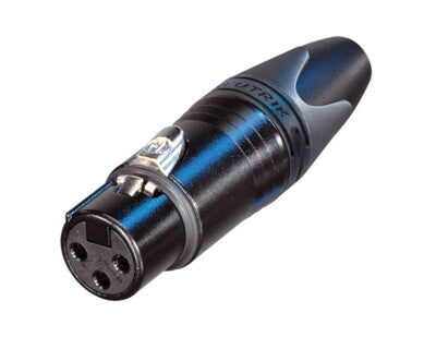 Neutrik NC3FXX-BAG 3-pole Female XLR Cable-mount Connector