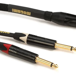 Mogami GOLD GTS-20 Gold Stereo Guitar Cable TRS to Dual TS - 20 feet
