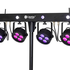 Colorkey CKU-3060, Battery-Powered Lighting Bundle with Stand and Carrying Case