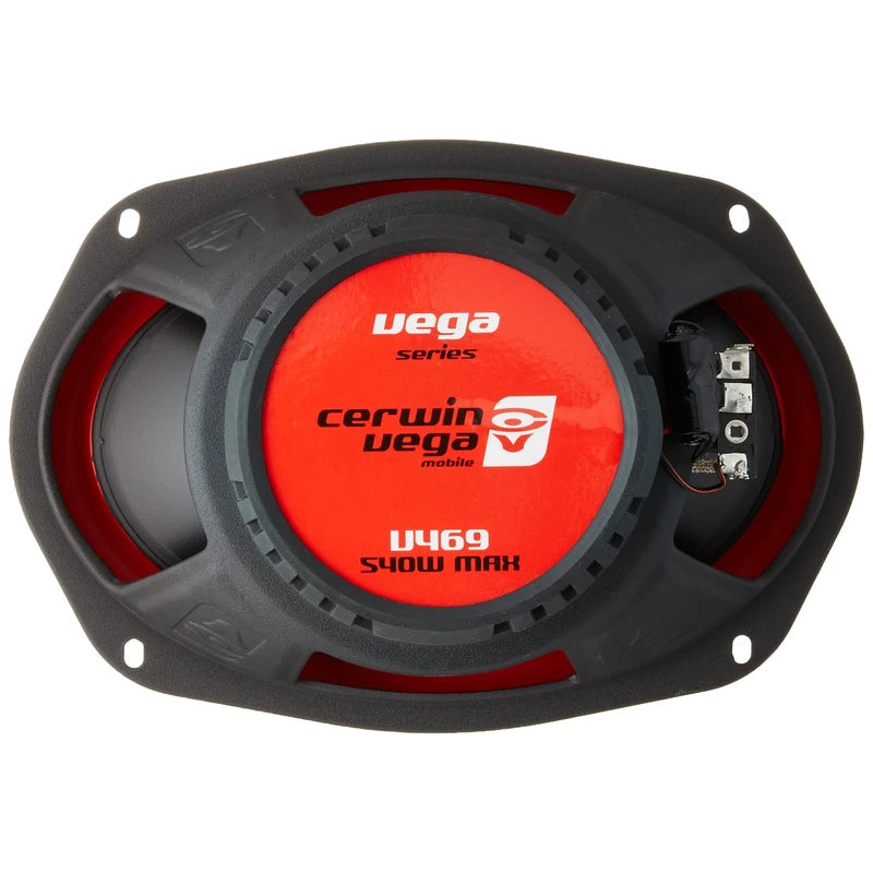 Cerwin Vega V469 Vega Series 6×9″ 100W RMS (500W Peak Power Handling) 2-Way Coaxial Speakers