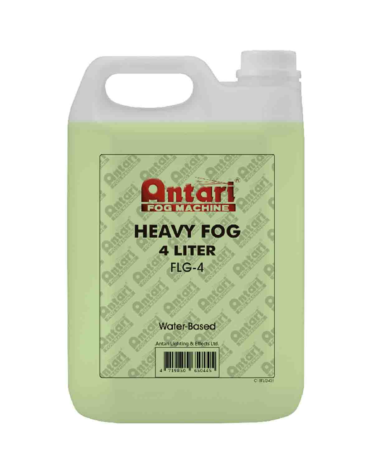 Antari FLG-4, Long-Lasting Fog Fluid for Antari Fog Machines - 4 Liters