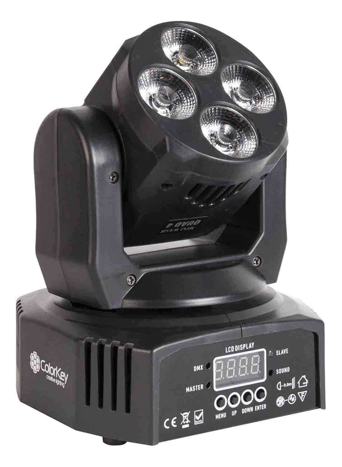 Colorkey CKU01-5033 Mover Miniwash QUAD 4 Compact Moving Head Wash Light