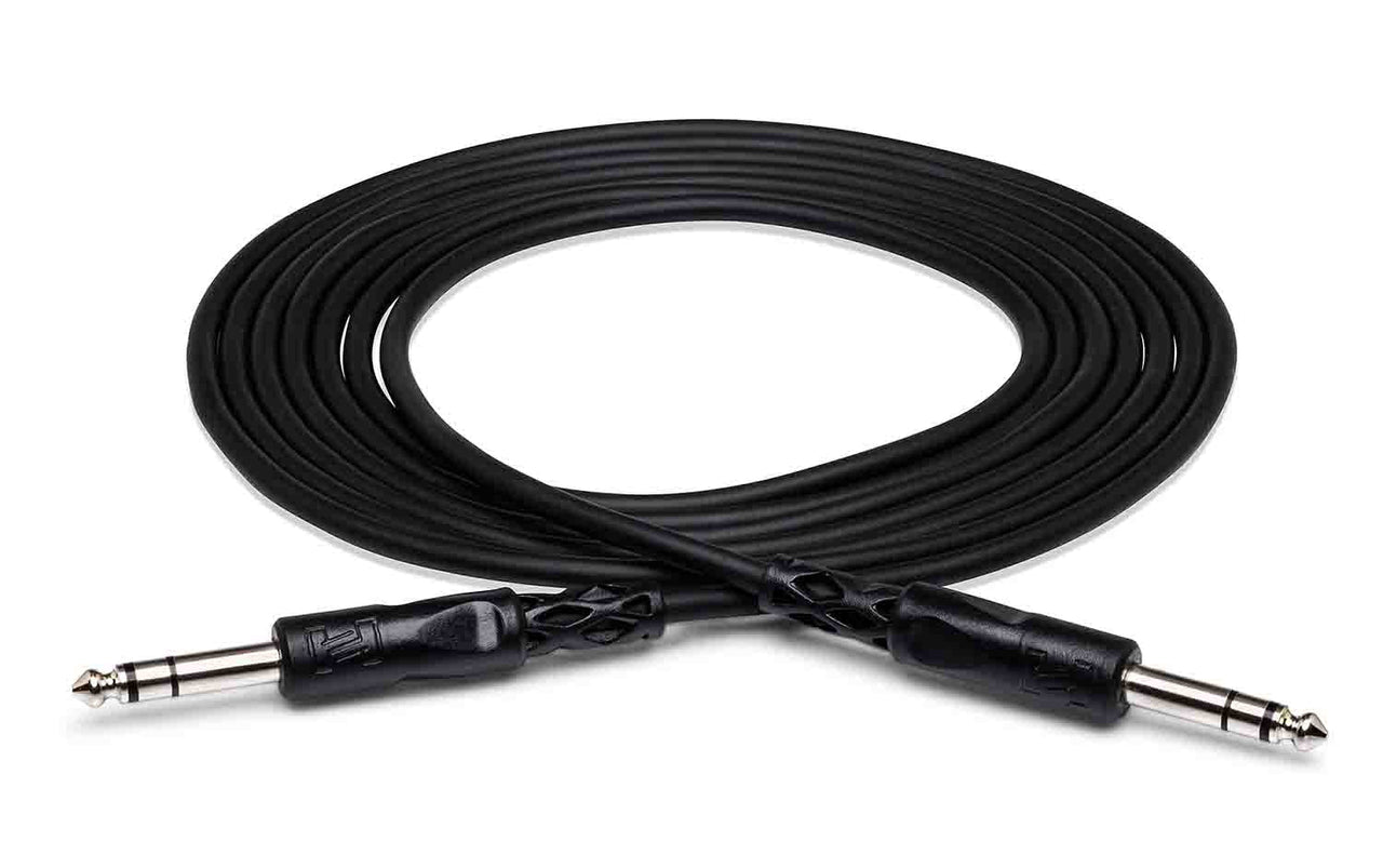 Hosa CSS-125, 1/4" TRS to 1/4" TRS Balanced Interconnect Cable - 25 Feet