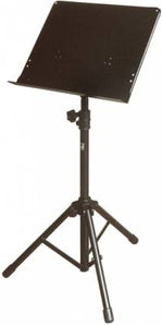 Yorkville BS-308 Large, Tripod, Solid Top Djustable Stand W/O Holes - Black