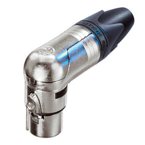 Neutrik NC3FRX 3-pole Right Angle XLR Plug Connector