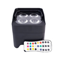 Thumbnail for ColorKey CKW-6020B, DJ Package Battery Powered MobilePar Uplight Mini Hex 4 (3 Pack)