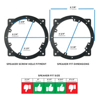 Thumbnail for Metra 82-7300 Speaker Plate 6-6.75