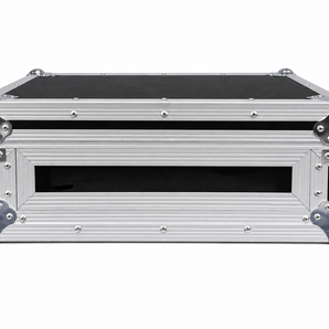 MR DJ CASE500 Universal Flight Chest Style DJ Coffin Case Removable Cover Foam Interior Lockable Butterfly Latches