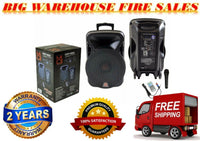 Thumbnail for 4000W Bluetooth DSP FM Radio USB Portable PA DJ KARAOKE Speaker