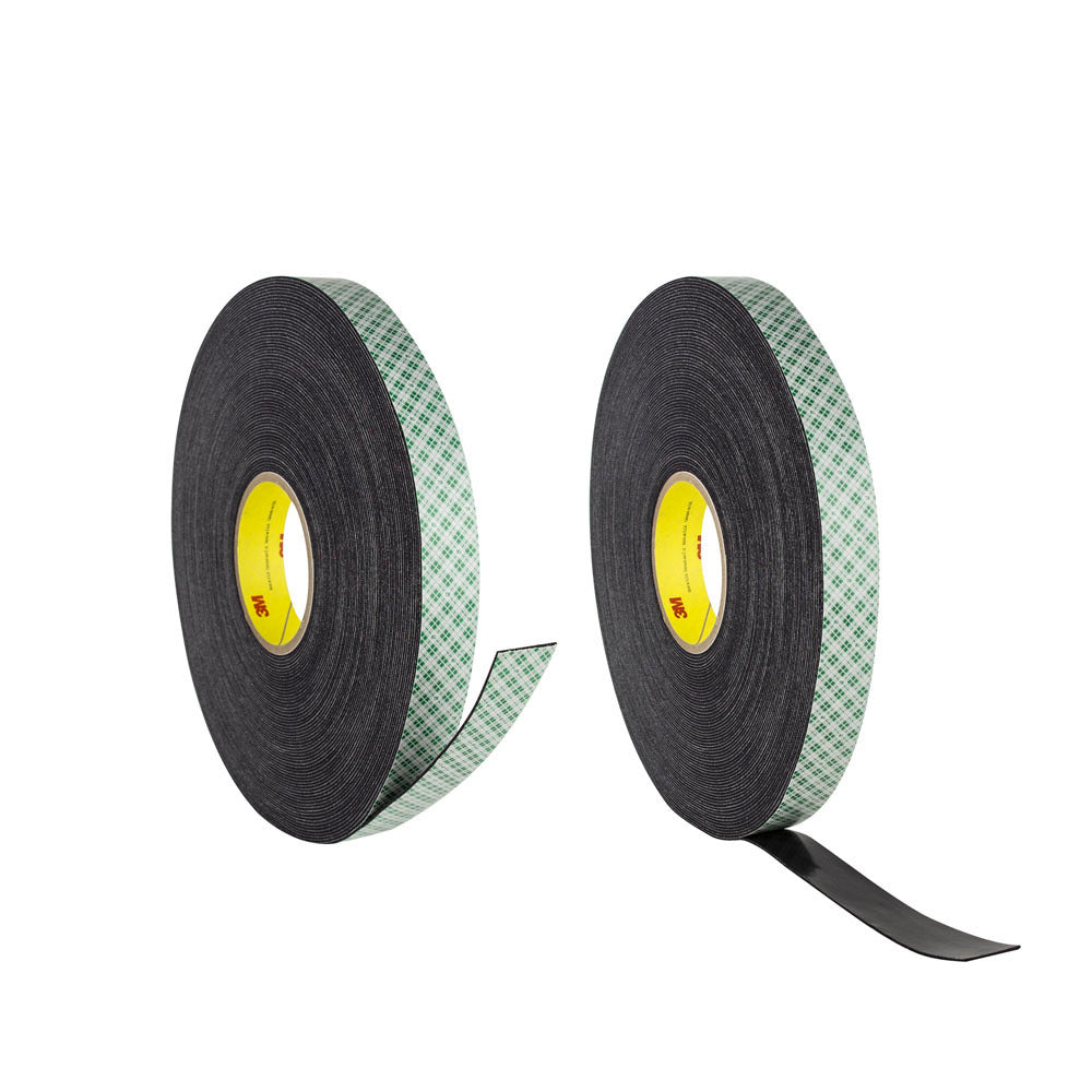 Install Bay 3M4056 Double Coat Urethane Foam Tape Black - 1 in x 36 yd