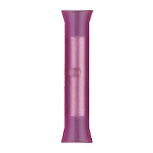 Install Bay 3MRNBG 3M™ Red Nylon Butt Connector, 22-18 Gauge Insulated Grip, nylon butt connector.