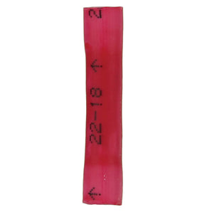 Install Bay 3M™ red vinyl butt connector 22-18 gauge for electrical connections.