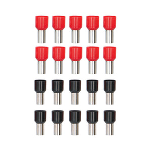 Tsunami TSX-4GA-FERR 20-Piece Red and Black 4GA Ferrules - Refill Pack