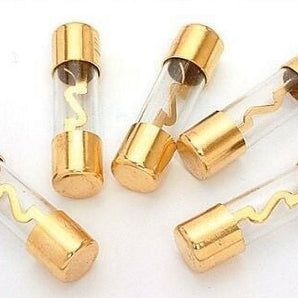 Absolute AGU100 5 Pack AGC Gold Standard Glass Fuses 100 Amp