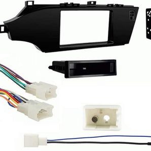 American Terminal Compatible Toyota Avalon 2013 - 2018 Without NAV Single DIN Stereo Harness Radio Install Dash Kit