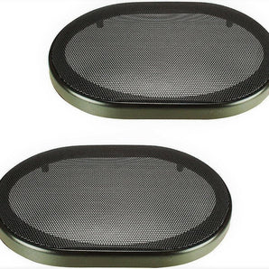 2 MK Audio Universal 6"x9" Speaker Component Protective Grills Covers
