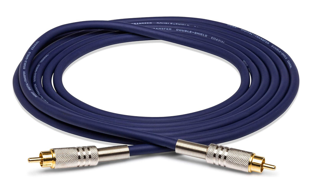 Hosa DRA-50, S/PDIF RCA Male to RCA Male Digital Cable - 2m, 3m, 4m, 6m