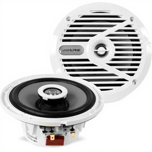 Alpine Paquete SPS-M601: Tres Pares De Altavoces Coaxiales Marinos De 2 Vias Sps M601w De 6 5 Pulgadas 6 Altavoces Alpine Paquete SPS-M601: Tres Pares De Altavoces Coaxiales Marinos De 2 Vias Sps M601w De 6 5 Pulgadas 6 Altavoces