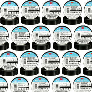 25 3M 165 Temflex 1700 Economy Grade Vinyl Electrical Tape, 3/4 in x 60 feet