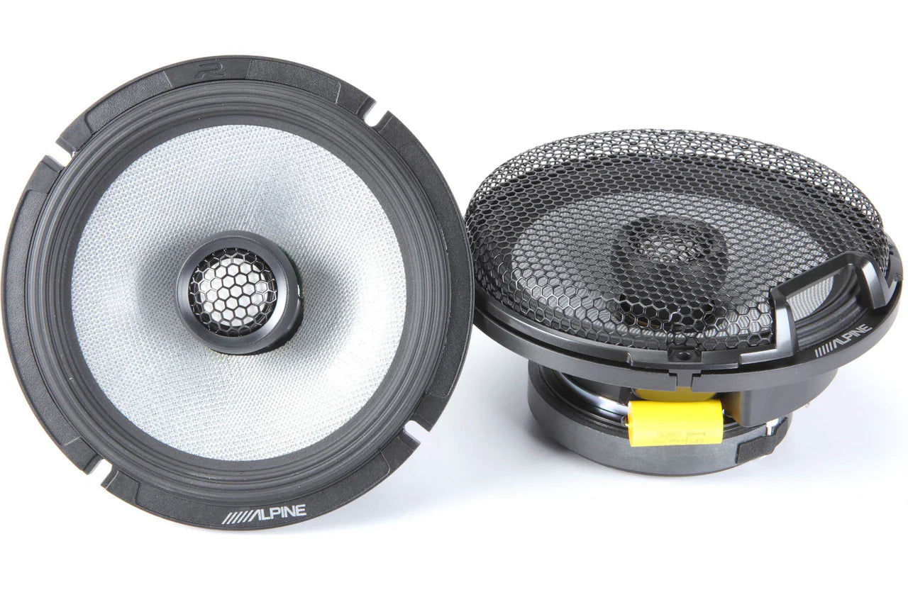 Alpine R2-S65 6.5" + R2-S65C Component + R2-A60F Amplifier + 4G Amp Kit