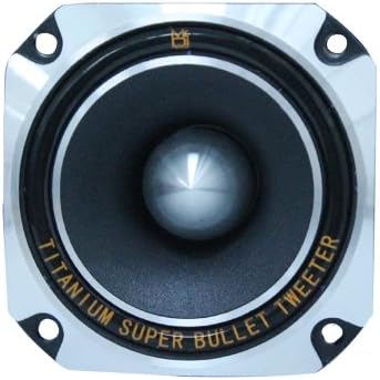 MR DJ HDT700S Titanium Super Tweeter with high-quality chrome finish and powerful audio performance.