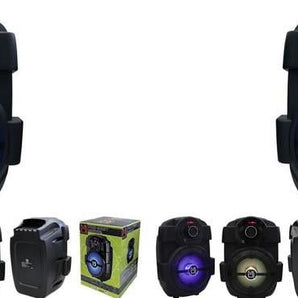 2 MR DJ PSE65BT 6.5" Portable Speaker with Rechargeable Battery Party Speaker