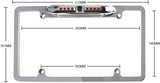 CAM125 backup camera frame license plate with HD night vision and waterproof design.