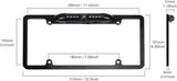 Backup camera frame license plate with HD night vision and 170° angle view.