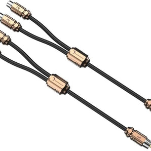 One Pair Diamond Audio HXY2F One Male to two Female RCA Y Cable