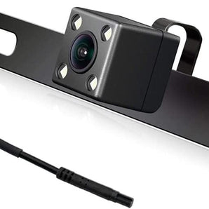 Absolute USA CAM122 backup camera license plate frame with HD night vision and 170° angle for rear view, waterproof design.