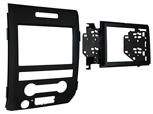 Absolute Package6 Car Stereo Installation Kit Compatible with Ford F150 2009 – 2012 In-Dash Mounting Kit, Antenna, and Harness for Double Din Radio Receivers