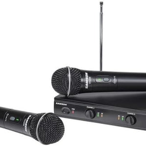 Samson SWS200HH-D Stage 200 Dual Vocal Wireless System (2) Q6 Dynamic Mics