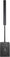 Peavey LN1263 12 Inch Portable 1200W Column Array Loudspeaker with 12 Inch Subwoofer 03618750