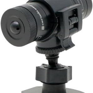 Cerwin Vega C400 motorcycle camera with high resolution, mounted for action shots and ultra wide angle lens.