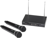 Thumbnail for Samson SWS200HH-A Stage 200 Dual Vocal Wireless System (2) Q6 Dynamic Mics