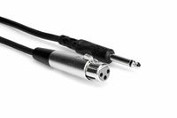 Thumbnail for Hosa PXF-105 Unbalanced Interconnect Cable XLR3F to 1/4 in TS - 5 Feet