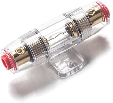 2 80 Amp Inline AGU Fuse Holder Fits 4, 8 & 10 Gauge Wire