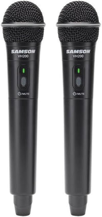 Thumbnail for Samson SWS200HH-A Stage 200 Dual Vocal Wireless System (2) Q6 Dynamic Mics