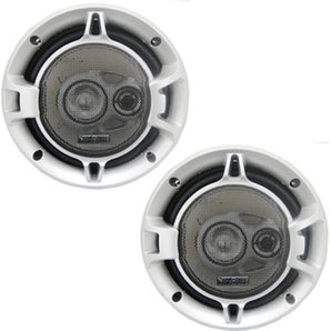 2 Absolute USA BLS-6503 Blast Series 6.5 Inches 3 Way Car Speakers 640 Watts Max Power