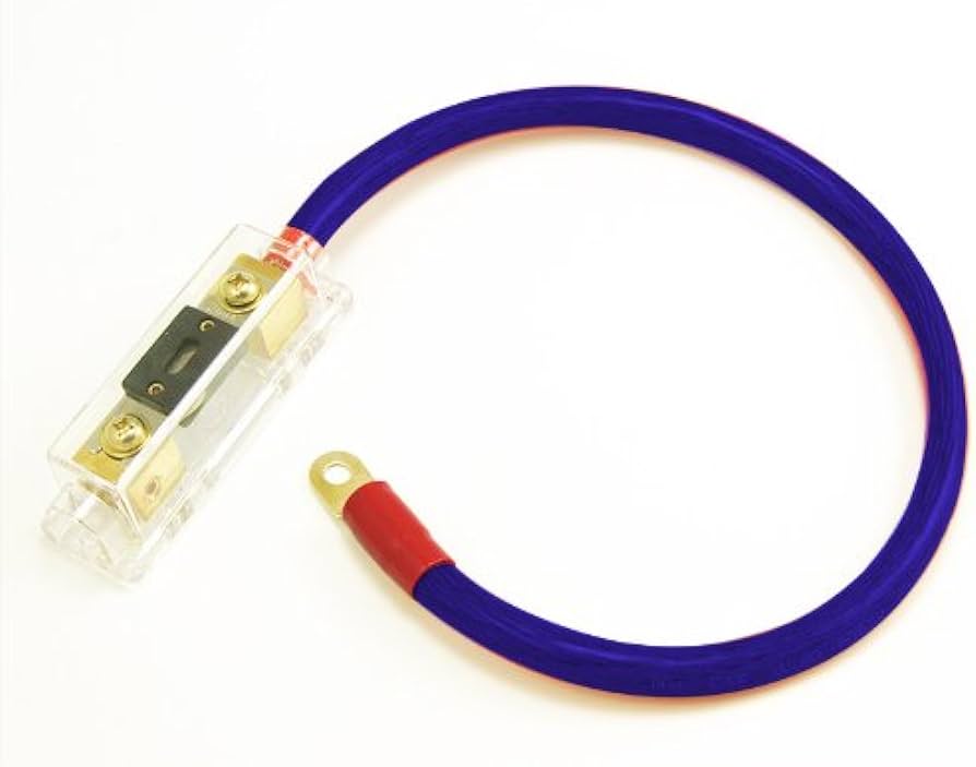 Absolute ANLPKG0BL Power Cable and In-Line ANL Fuse Kit (Blue)