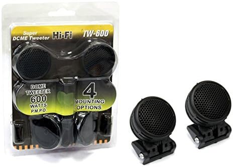 2 Pairs 800 Watt Super Car Stereo Component Dome Tweeters Audio Speakers