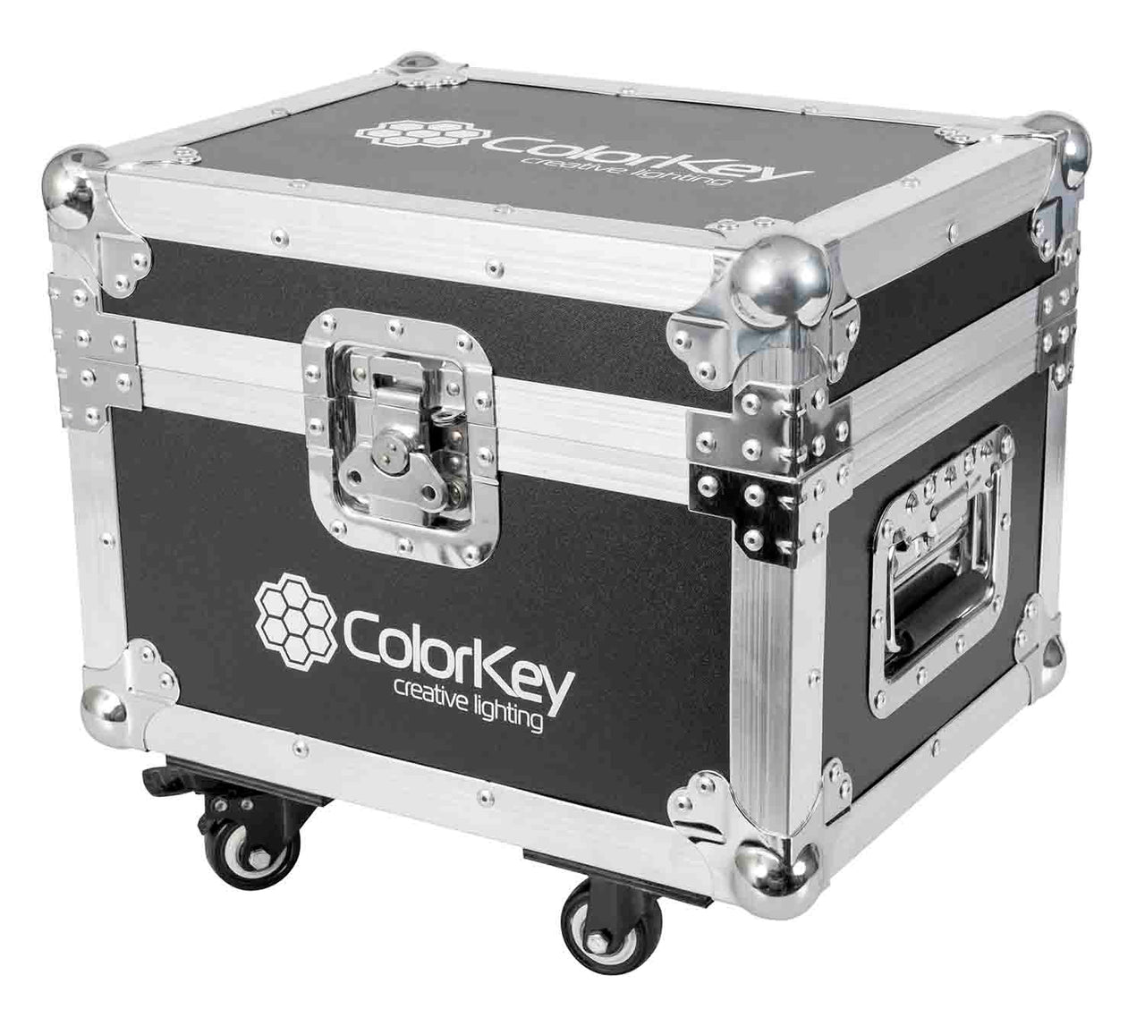 Colorkey CKU-7703-KIT Cold Spark Machine Bundle 2 Dazzlers with Road Case - White