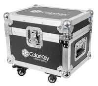 Thumbnail for Colorkey CKU-7703-KIT Cold Spark Machine Bundle 2 Dazzlers with Road Case - White