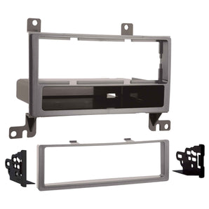 Metra 99-7325S Single-DIN Car Stereo Silver Dash Kit - Compatible Fits for Hyundai Santa Fe 2007-2012