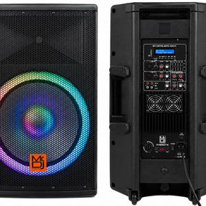 MR DJ SYNERGY15 15" 4500W PRO PA DJ Powered Loudspeaker Portable Speaker System