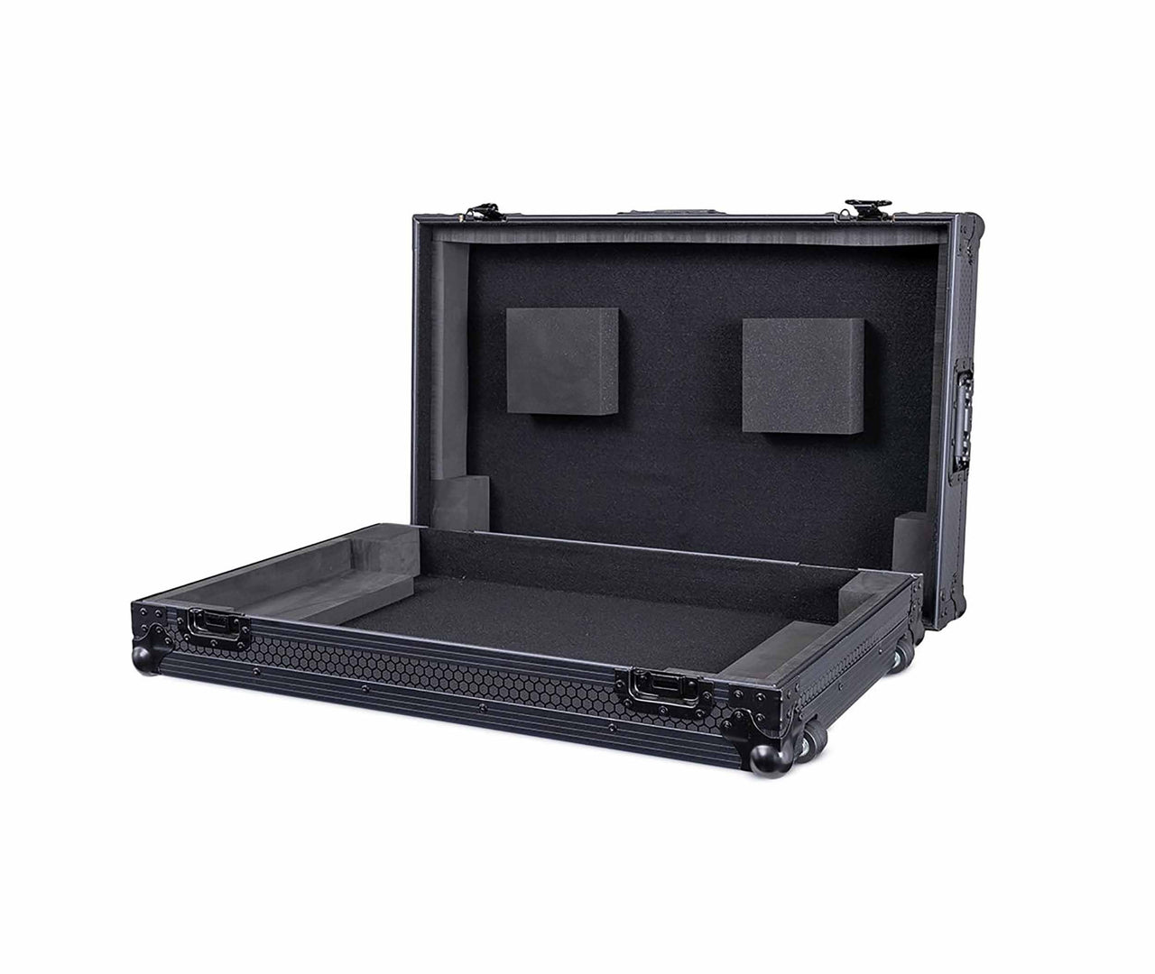 Headliner HL10019, Low Profile Flight Case with Wheels for Pioneer DJ XDJ-RX3 - Pitch Black