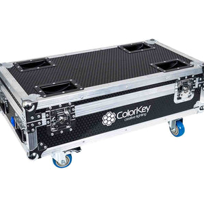 Colorkey CKU-9028 Charging Road Case for Mobilepar Mini Hex 4 Uplights